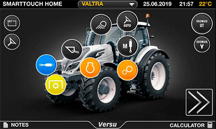 Los tractores Valtra están preparados para la agricultura de precisión y para el futuro.