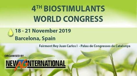 Grupo Agrotecnología, Gold Sponsor del IV Biostimulants World Congress 2019