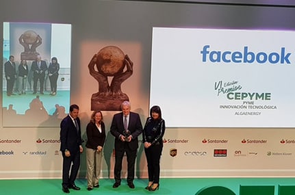 AlgaEnergy recibe el Premio CEPYME Innovación Tecnológica