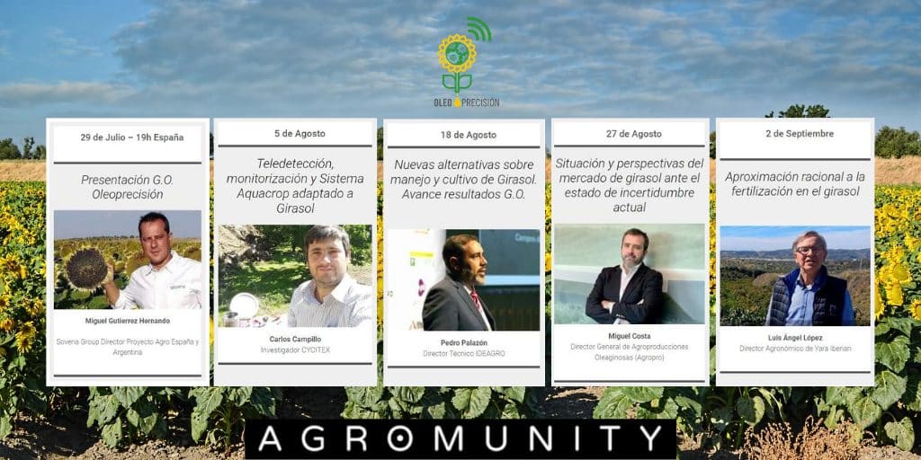 ciclo de charlas de OLEOPRECISIÓN en AGROMUNITY