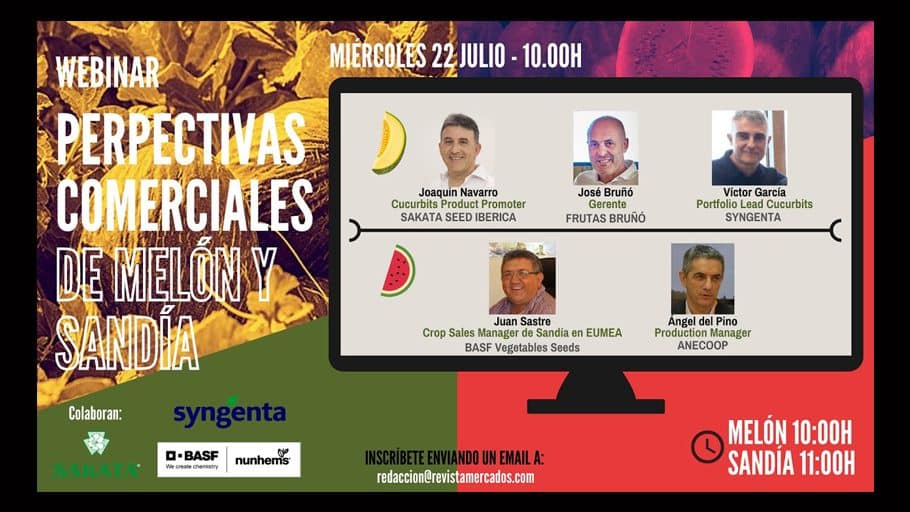 Webinar: Perspectivas comerciales de melón y sandía