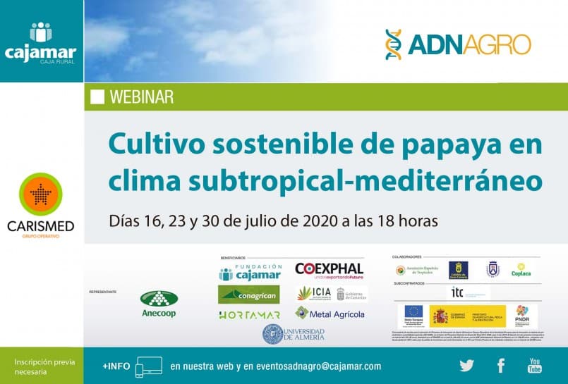 Webinar: Cultivo sostenible de papaya en clima subtropical-mediterráneo