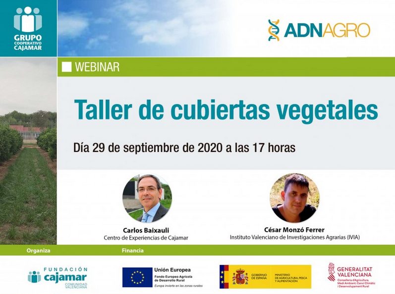 Taller de cubiertas vegetales, organizado por el Grupo Cooperativo Cajamar