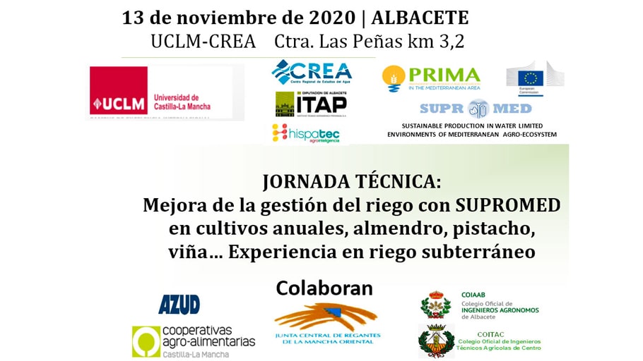 Jornada Técnica: Mejora de la gestión del riego con SUPROMED