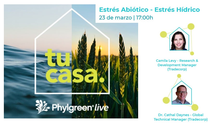 Tradecorp presenta los resultados obtenidos con Phylgreen, el extracto puro de algas, obtenido de manera respetuosa con el medio ambiente. Martes, 23 de marzo, 17 horas