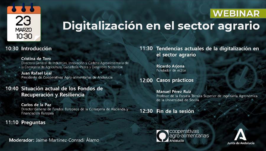 Webinar: Digitalización en el sector agrario