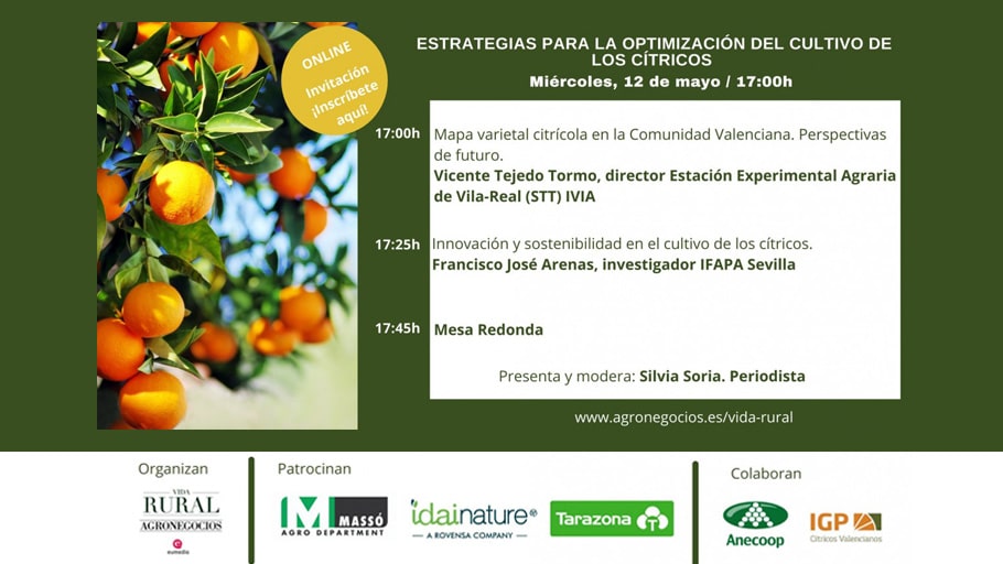 Webinar sobre estrategias para la optimización del cultivo de los cítricos