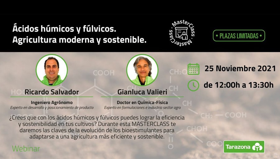 Webinar Antonio Tarazona: Ácidos húmicos y fúlvicos