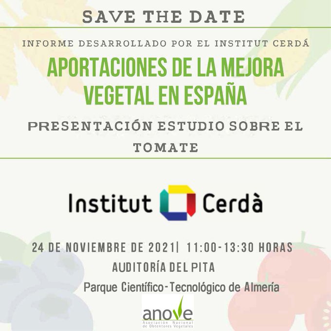 Presentación del informe: "Aportaciones de la mejora genética en tomate en España"