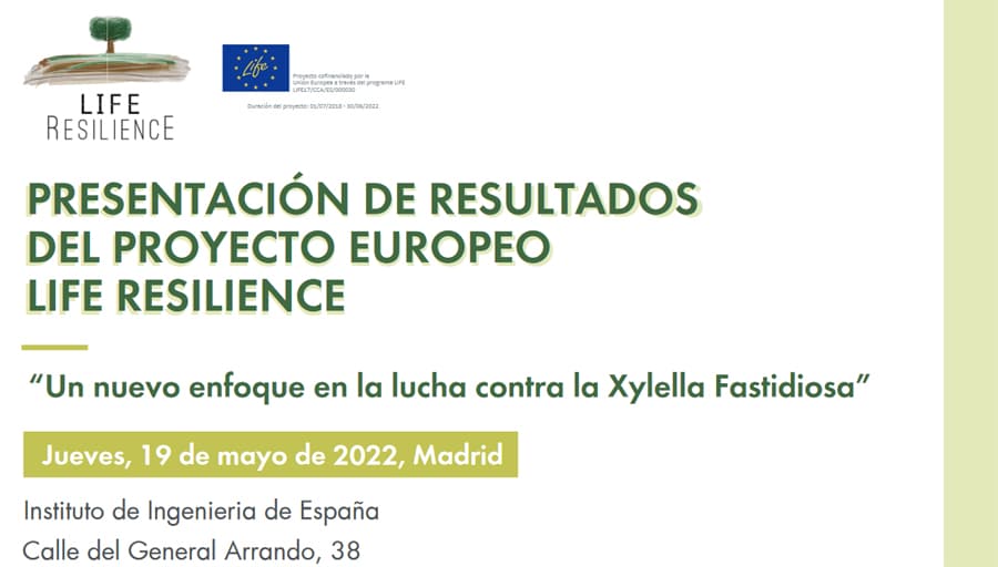 PRESENTACIÓN DE RESULTADOS DEL PROYECTO EUROPEO LIFE RESILIENCE