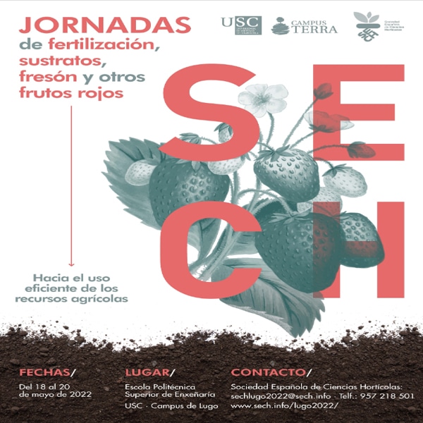 Jornada SECH. Fertilización, Sustratos, Fresón y otros Frutos Rojos