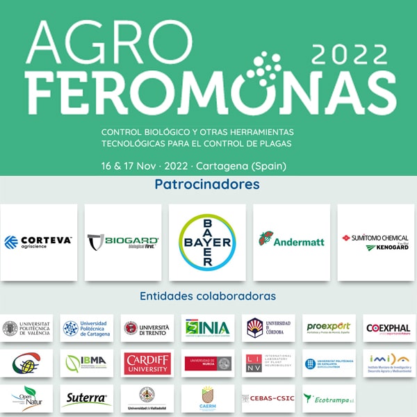 JORNADAS INTERNACIONALES AGROFEROMONAS 2022 Control biológico y otras herramientas tecnológicas para el control de plagas