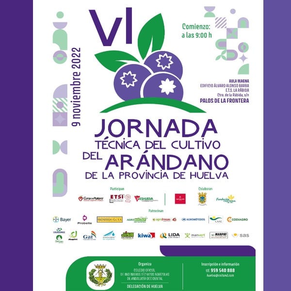 VI Jornada Técnica del Cultivo del Arándano de la provincia de Huelva