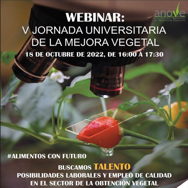 V Jornada universitaria de la Mejora Vegetal - ANOVE