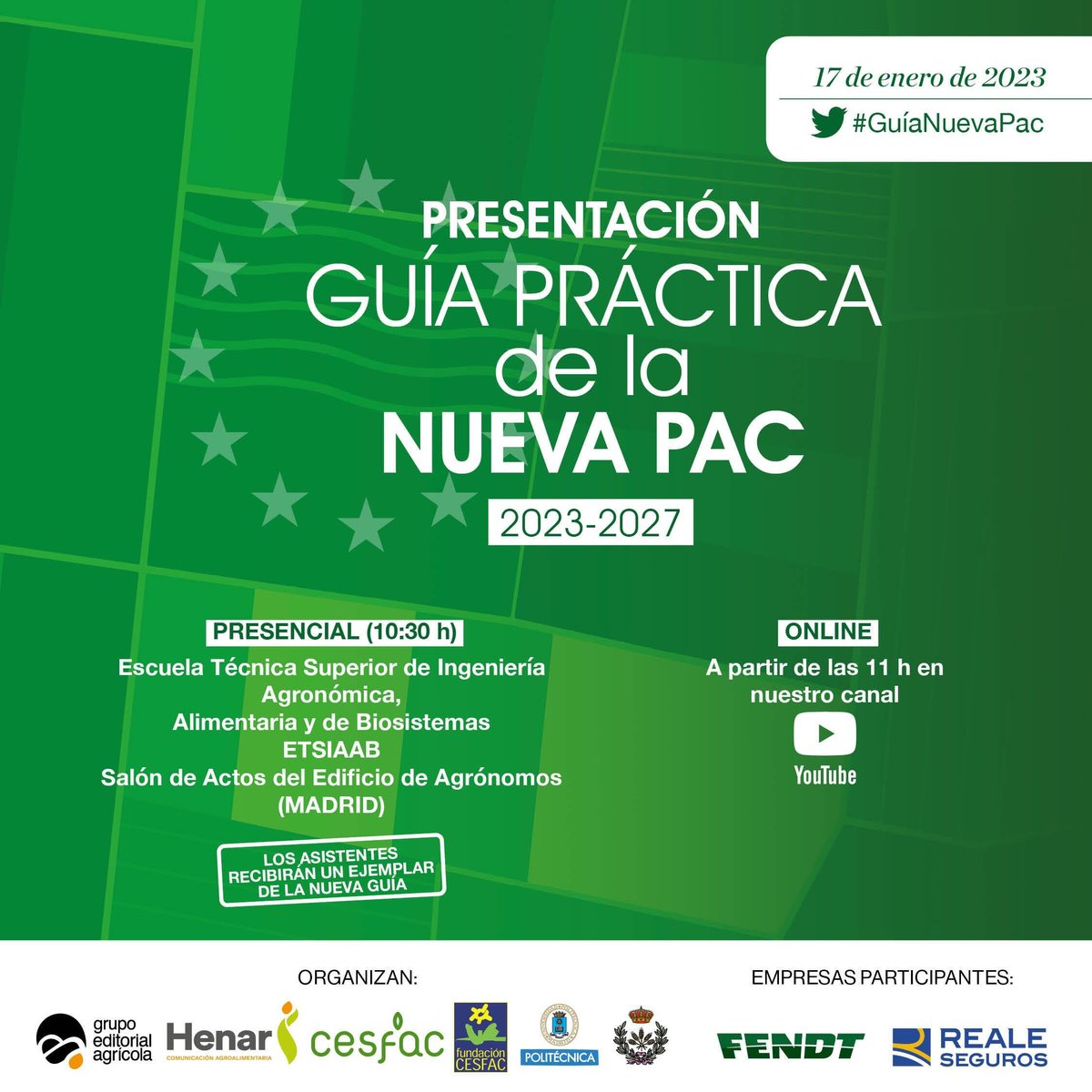 Editorial Agrícola presenta de la guía práctica sobre la nueva PAC 2023-2027