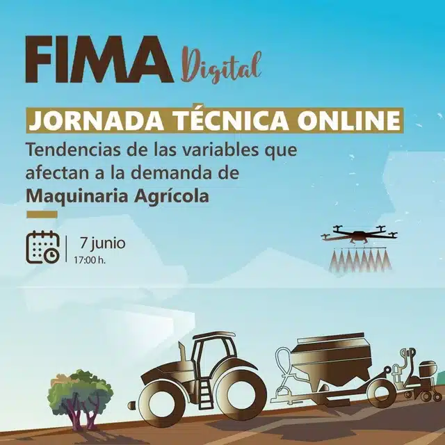 Jornada Técnica Online: tendencias de las variables que afectan a la demanda de maquinaria agrícola