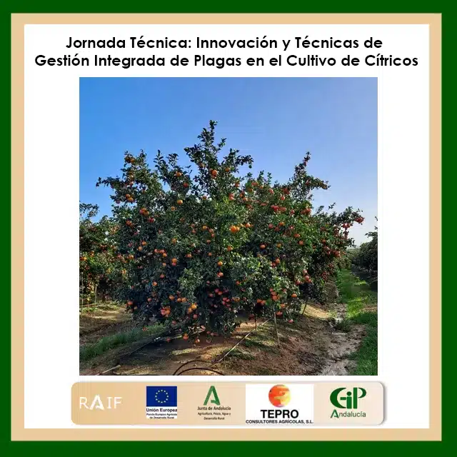 Jornada Técnica: Innovación y Técnicas de Gestión Integrada de Plagas en el Cultivo de Cítricos. Organizada por la RAIF de Andalucia