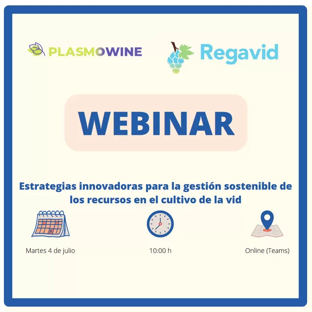 Seminario Online gratuito "Estrategias innovadoras para la gestión sostenible de los recursos en el cultivo de la vid"