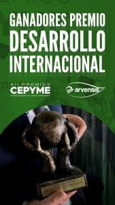 La empresa zaragozana Arvensis Agro gana el Premio nacional CEPYME 2025 a la Mejor Empresa en Desarrollo Internacional