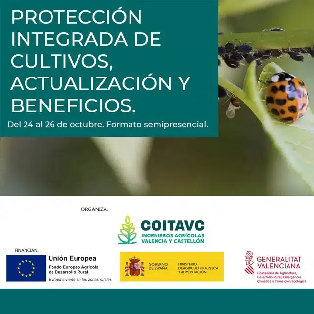 Curso COITAVC: Protección integrada de cultivos, actualización y beneficios