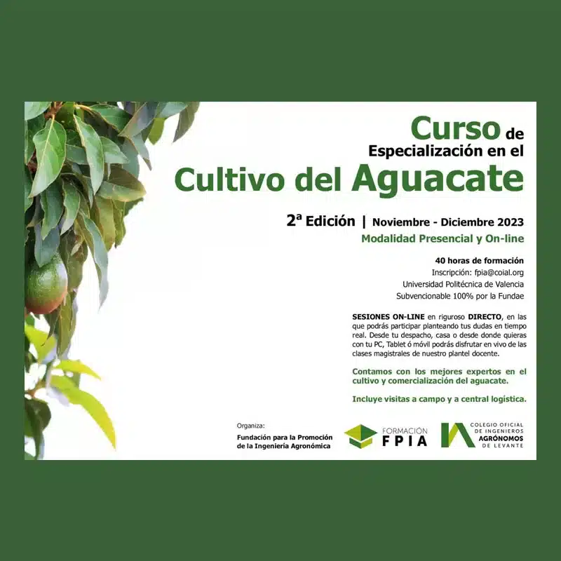 2ª ed. Curso de Especialización en el Cultivo del Aguacate