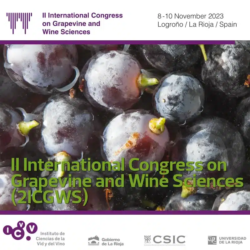 II Congreso Internacional de Ciencias de la Vid y el Vino. Rioja Forum. Logroño.