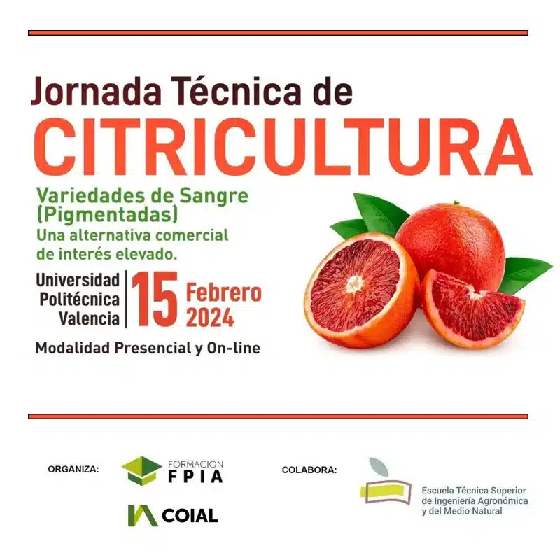 Jornada Técnica de CITRICULTURA. Variedades de Sangre (Pigmentadas). COIAL