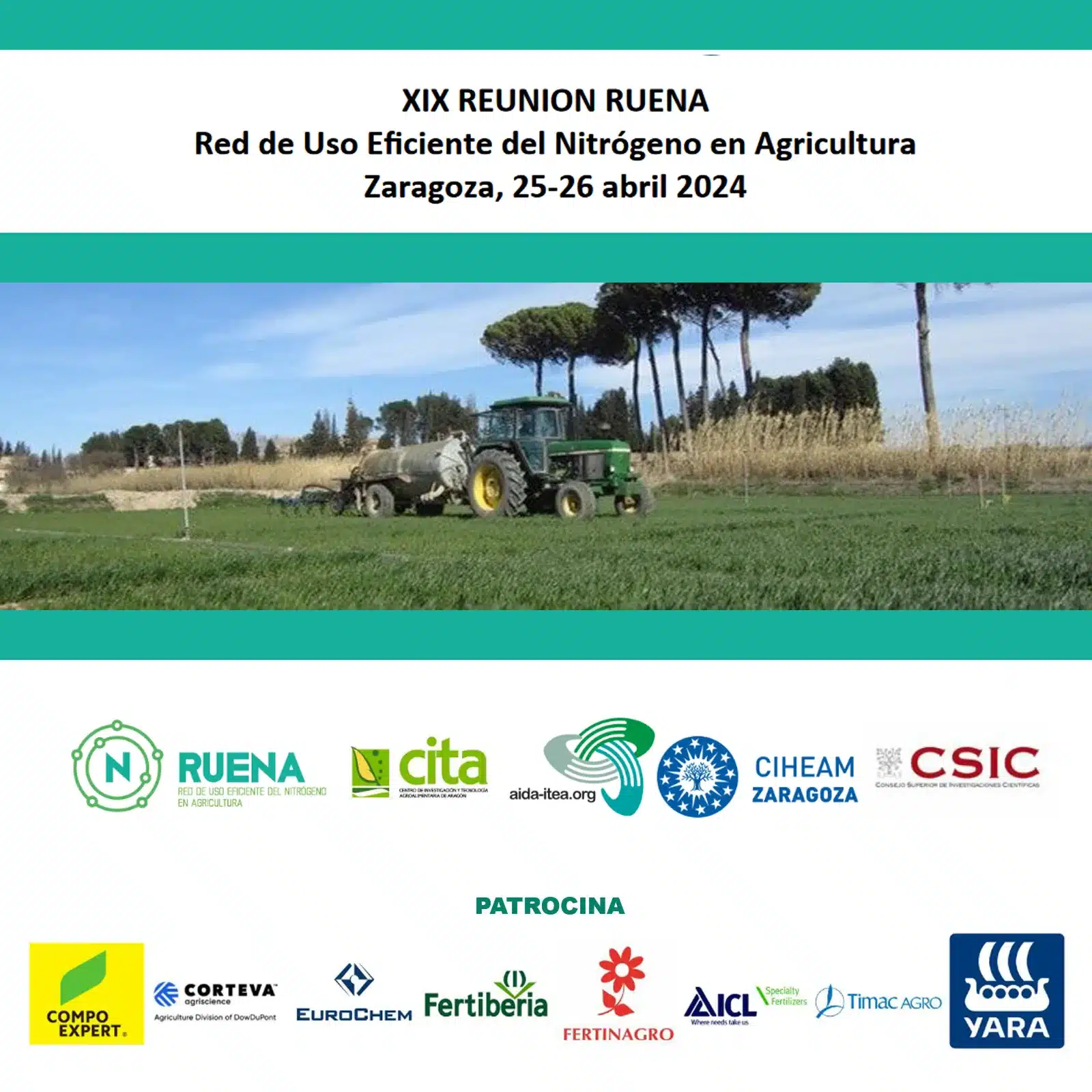 XIX REUNION RUENA Red de Uso Eficiente del Nitrógeno en Agricultura