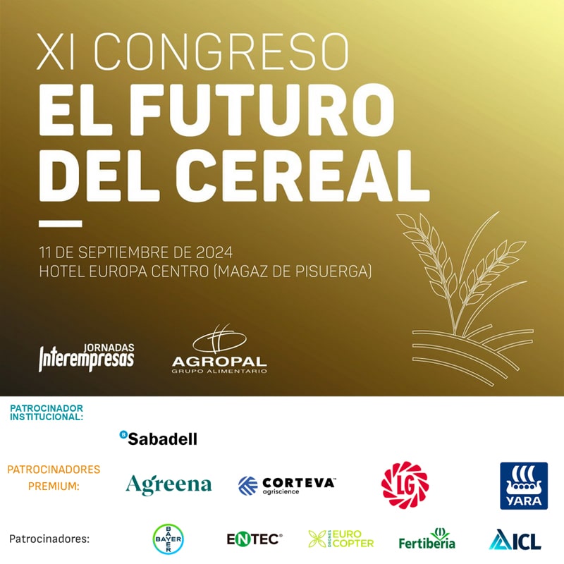 XI Congreso 'El Futuro del Cereal' el próximo 11 de septiembre en la localidad de Magaz de Pisuerga, Palencia