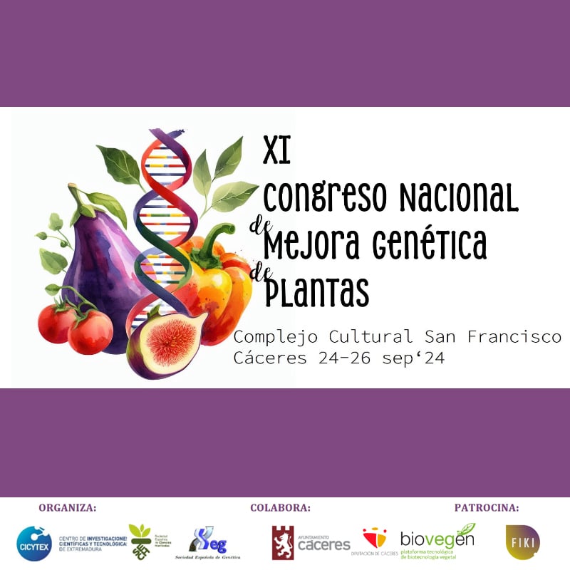 XI Congreso de Mejora Genética de Plantas. 24-26 de septiembre, Cáceres