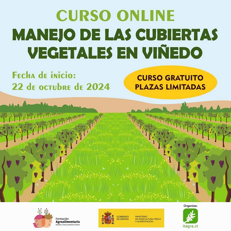 Curso Online: Manejo de las cubiertas vegetales en viñedo