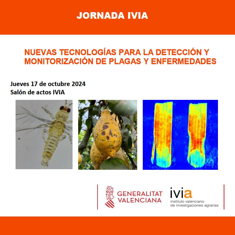 Jornada IVIA: Nuevas tecnologías para la detección y monitorización de plagas y enfermedades