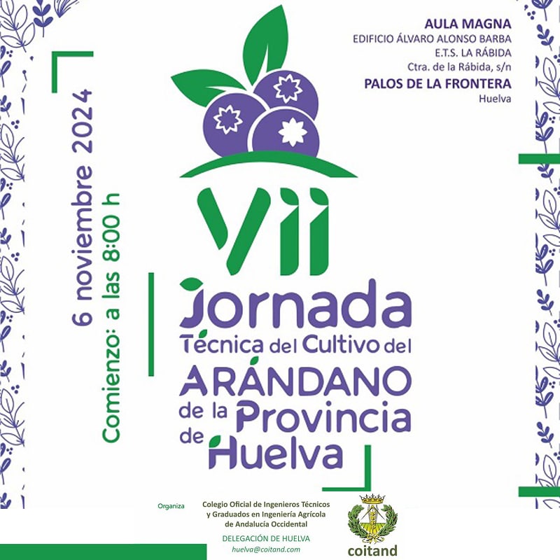 VII Jornada Técnica del Cultivo del Arándano de la Provincia de Huelva