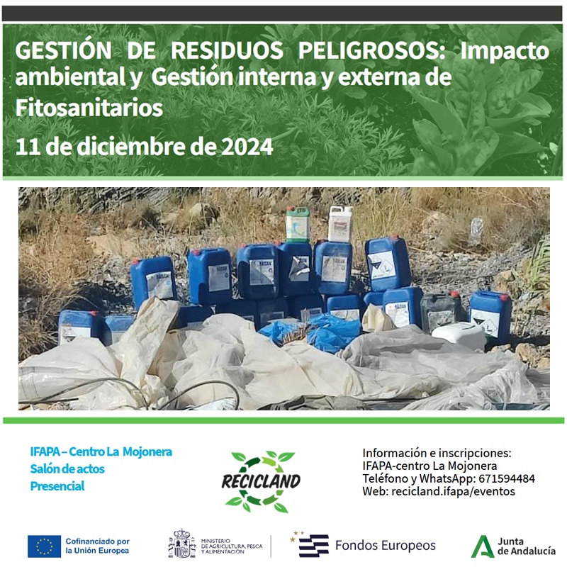 GESTIÓN DE RESIDUOS PELIGROSOS: Impacto ambiental y Gestión interna y externa de Fitosanitarios