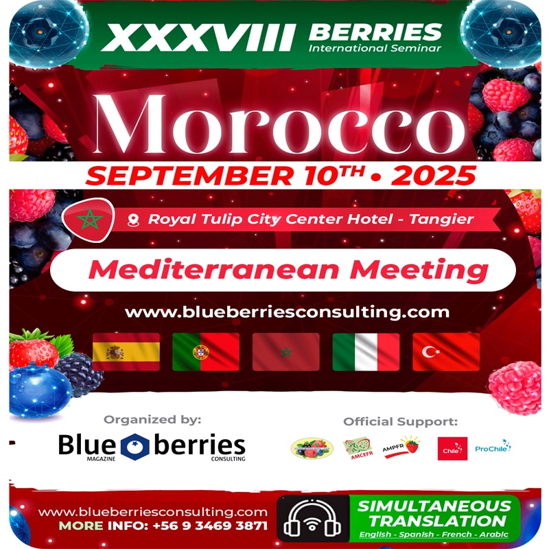 BLUEBERRIES XXXVIII Seminario Internacional de Blueberries Marruecos